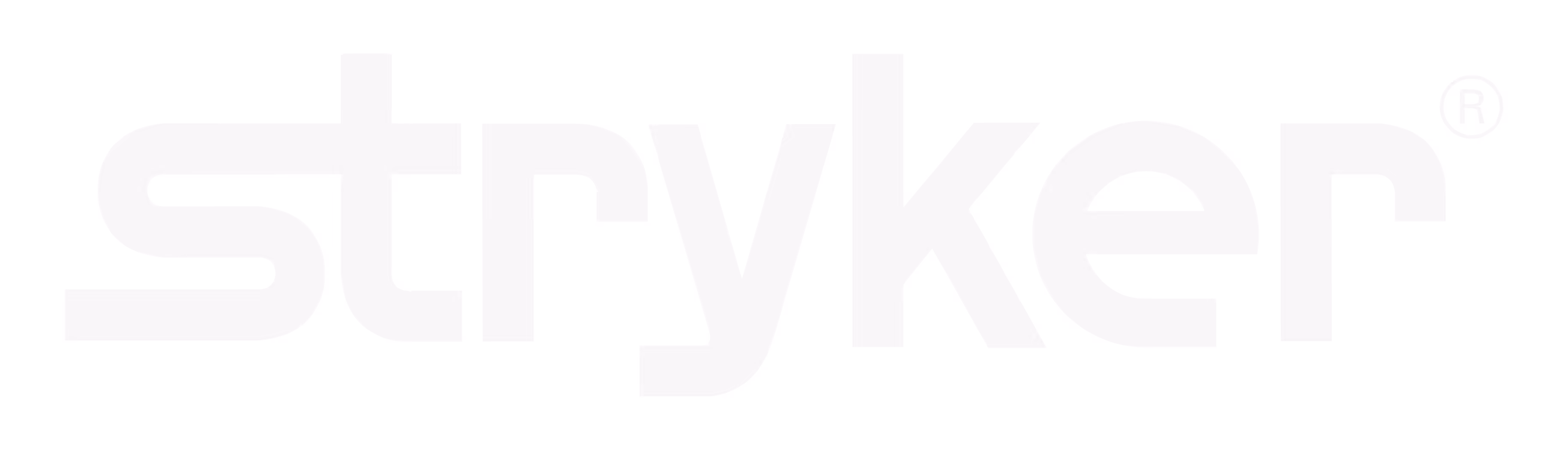 The logo of Stryker.