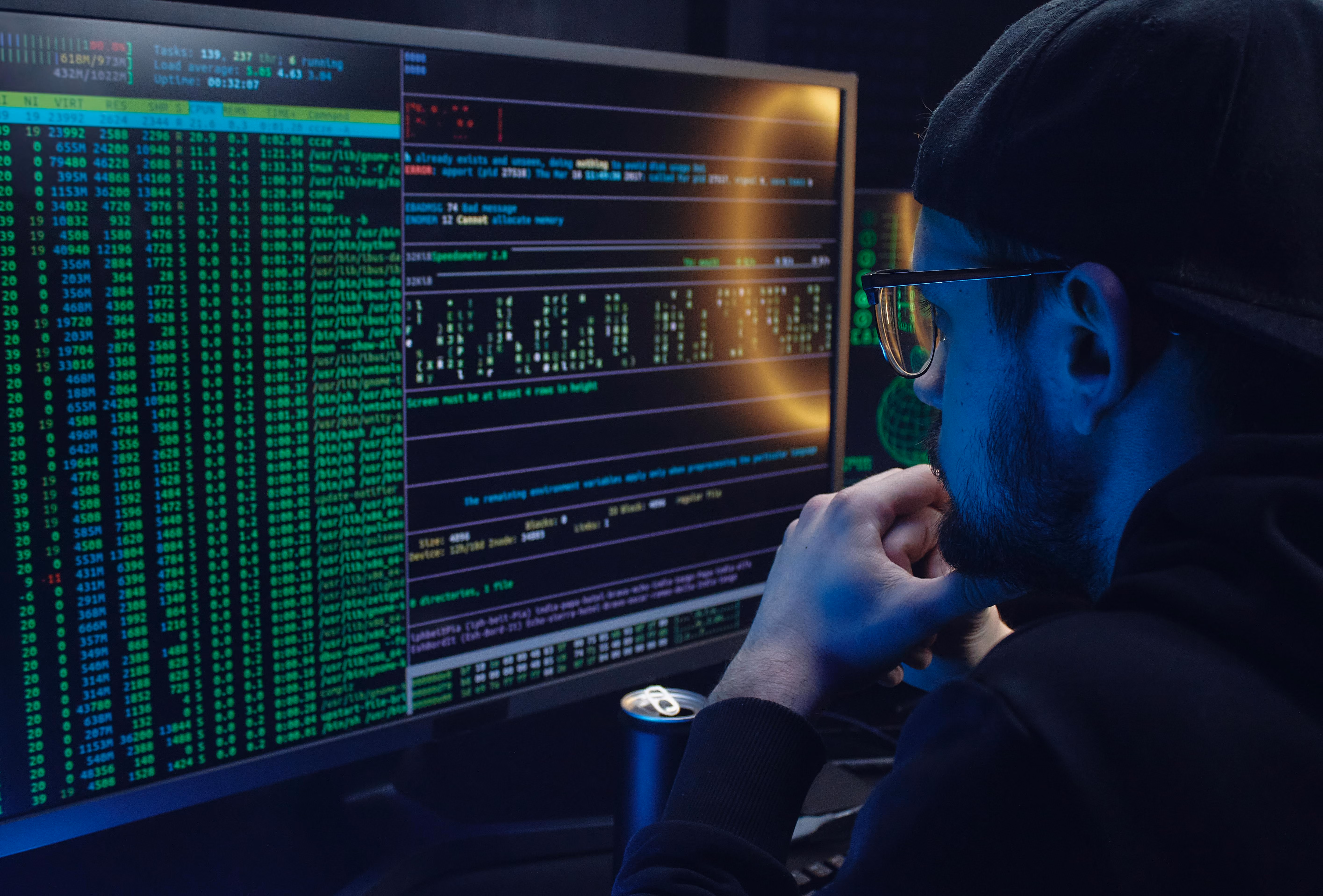 devloper writing code for TES applications and software