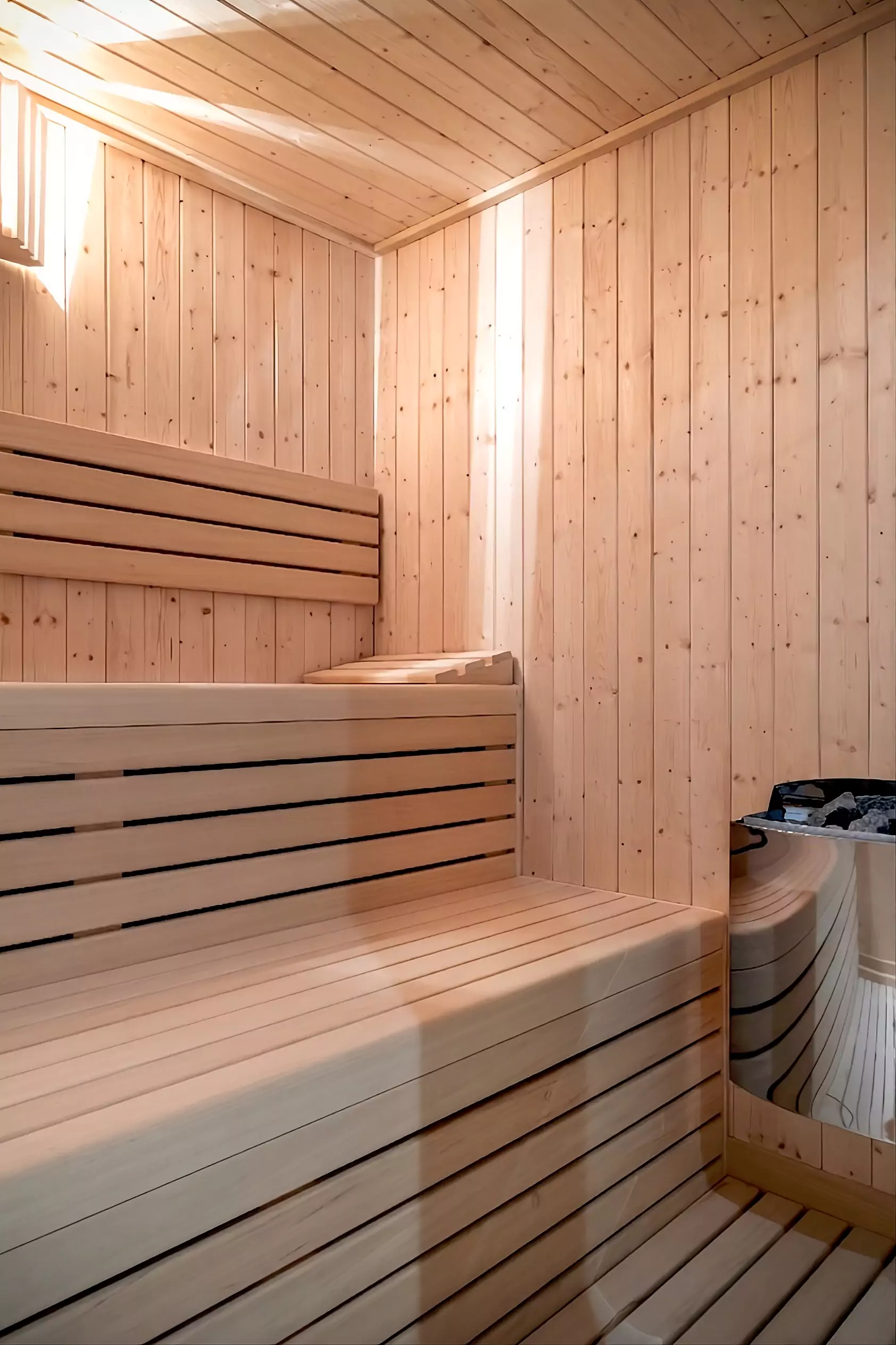 Spa and sauna wellness area at Còrsega Residences