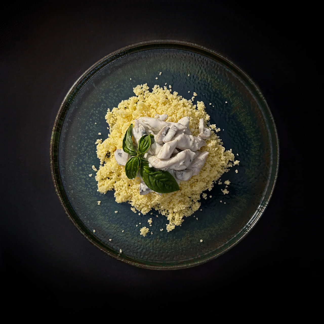 Грибний жульен з ніжним кус кус