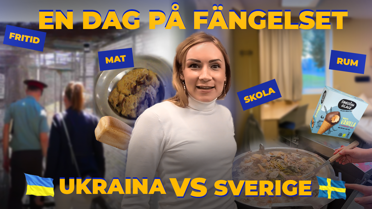 En dag på fängelse – en jämförelse mellan Sverige och Ukraina.