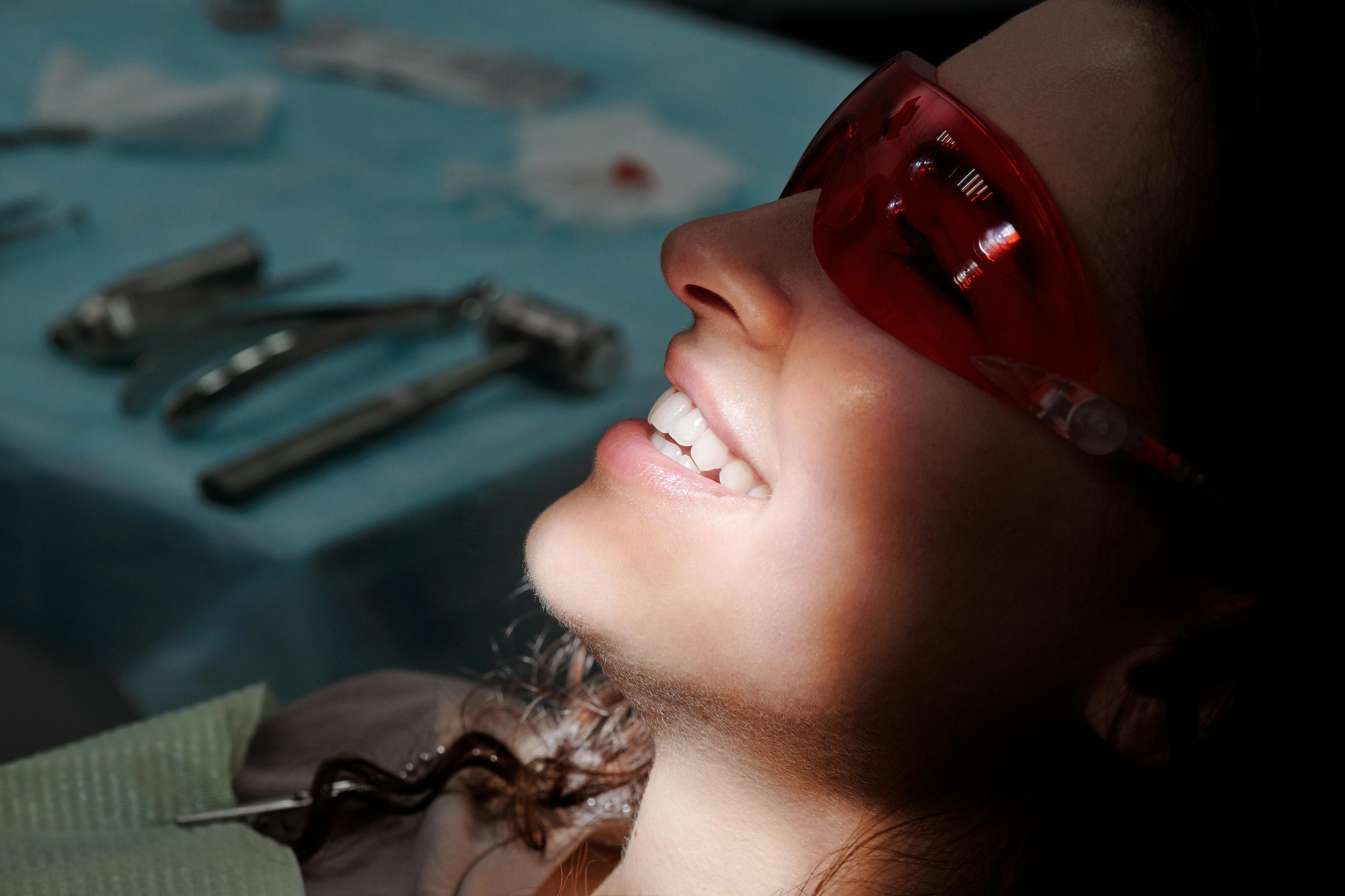 close-up of a state-of-the-art dental chair