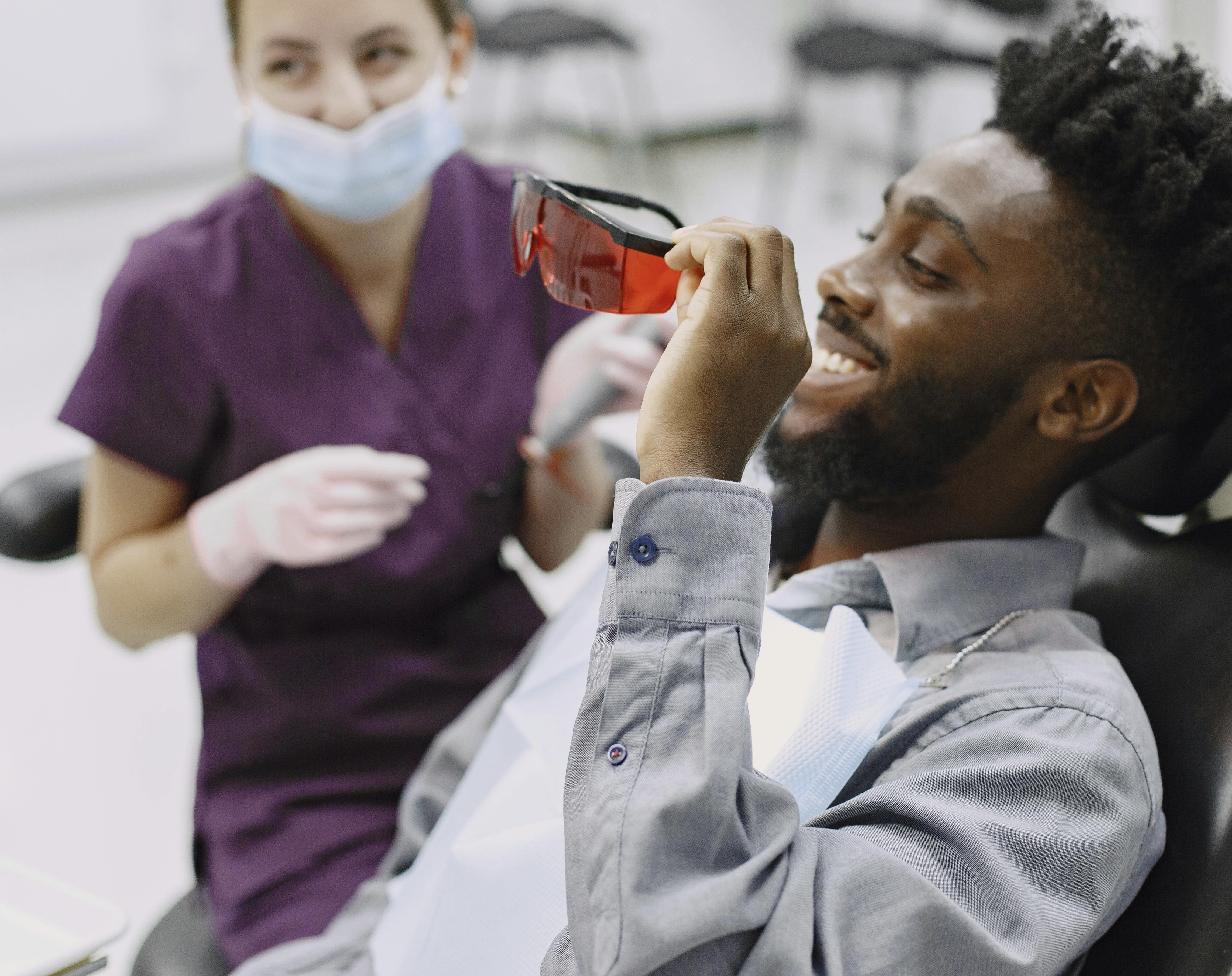 image of a patient receiving treatment