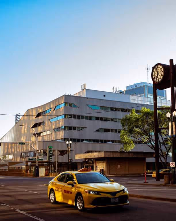 The Stanley Milner Library on a sunny day