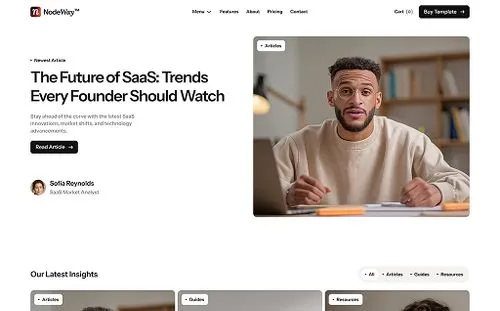 Blog page hero background image