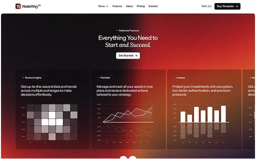 Features C page background