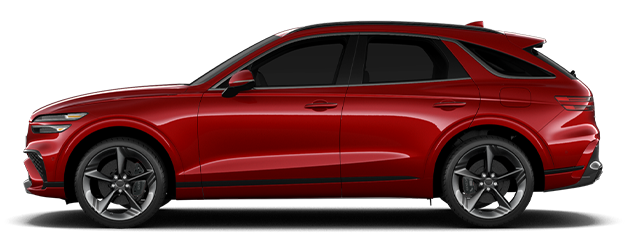 Sideview of Genesis GV70