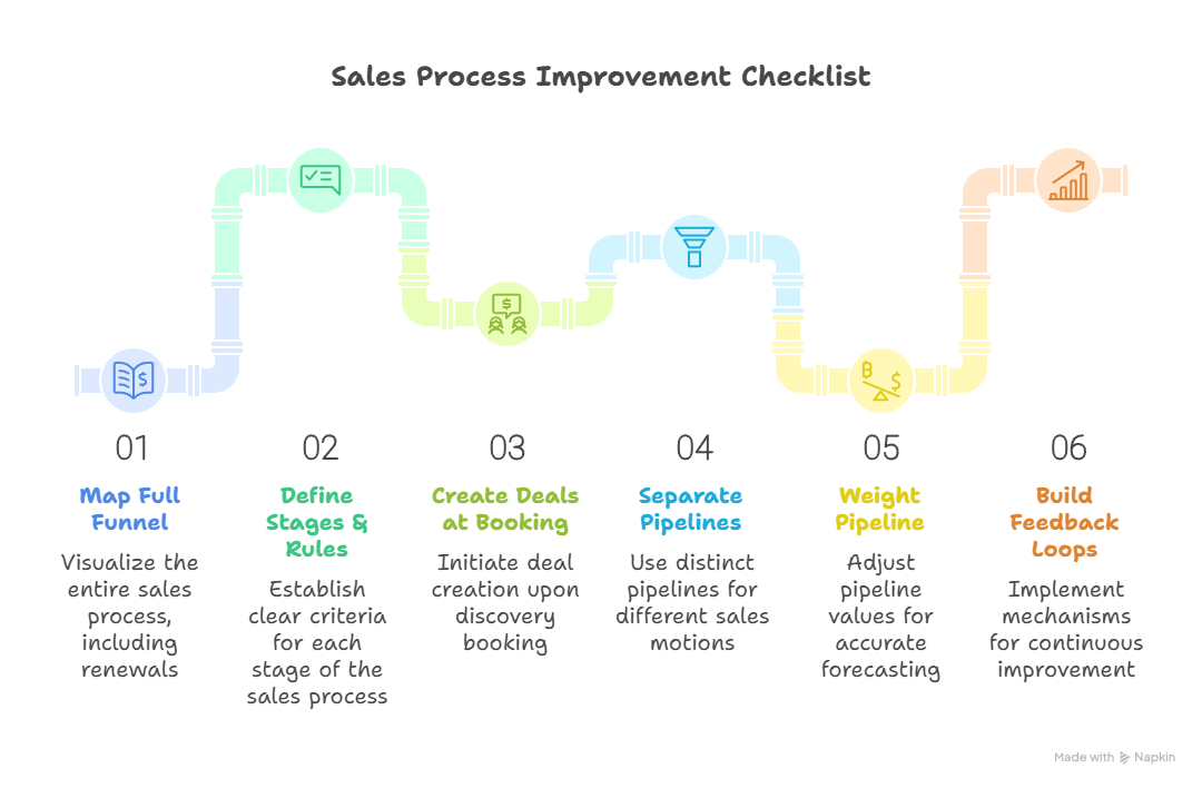 final checklist for sales process improvement