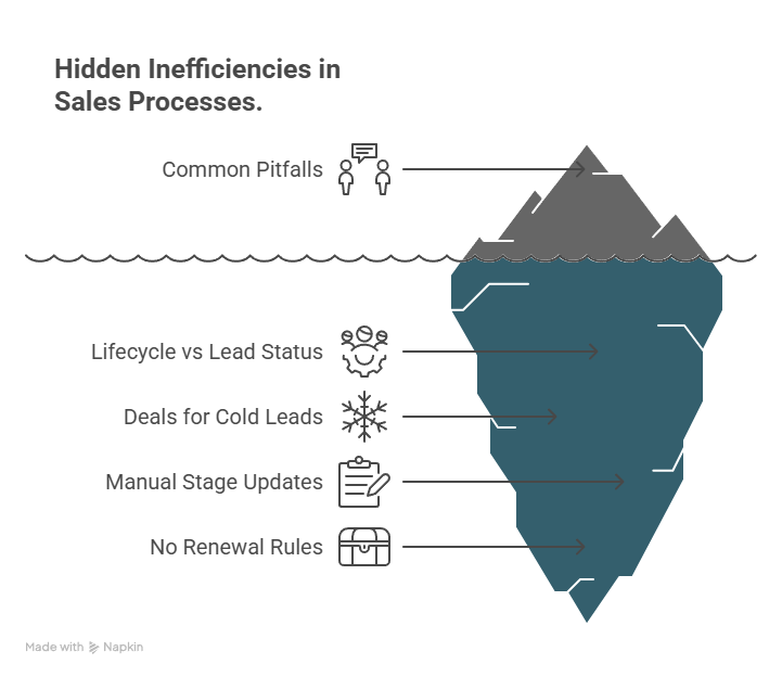 Hidden Pitfalls in HubSpot Operating System Diagram