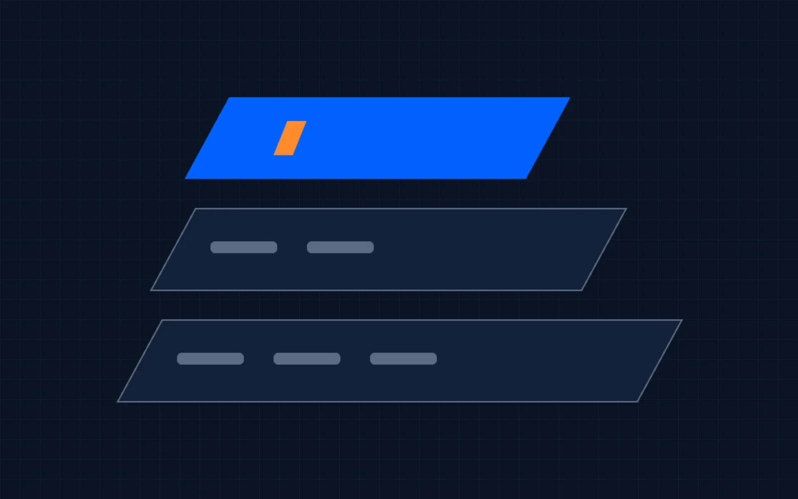 Illustration of stacked layers representing a HubSpot build