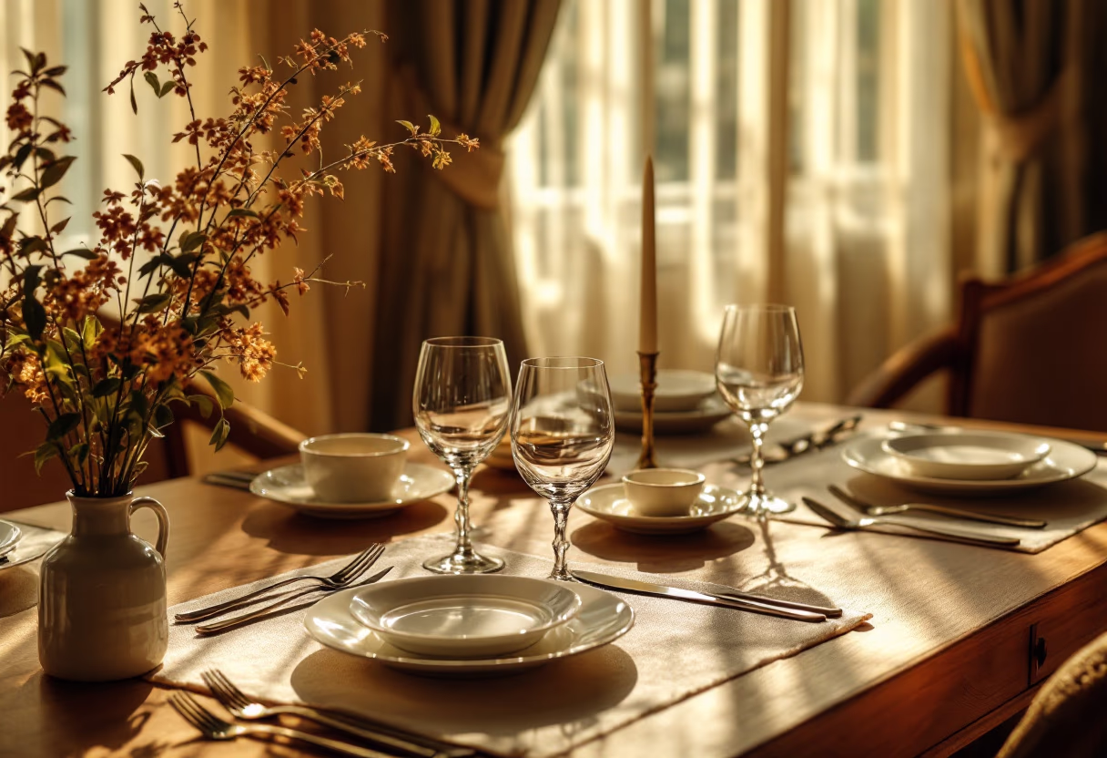 [background image] image of refreshed place setting (for a fine dining restaurant)