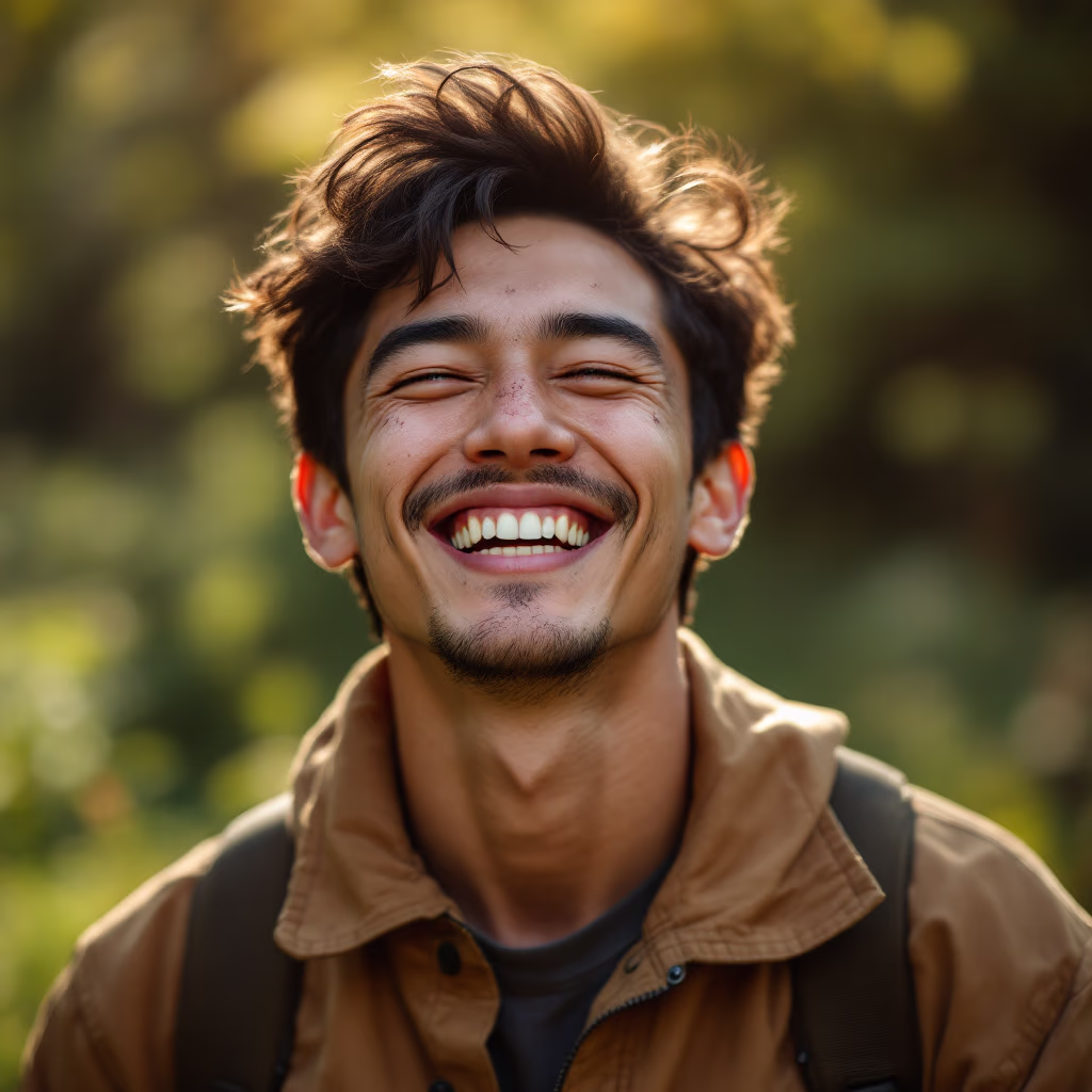 [headshot] image of customer (for an outdoor adventures business)