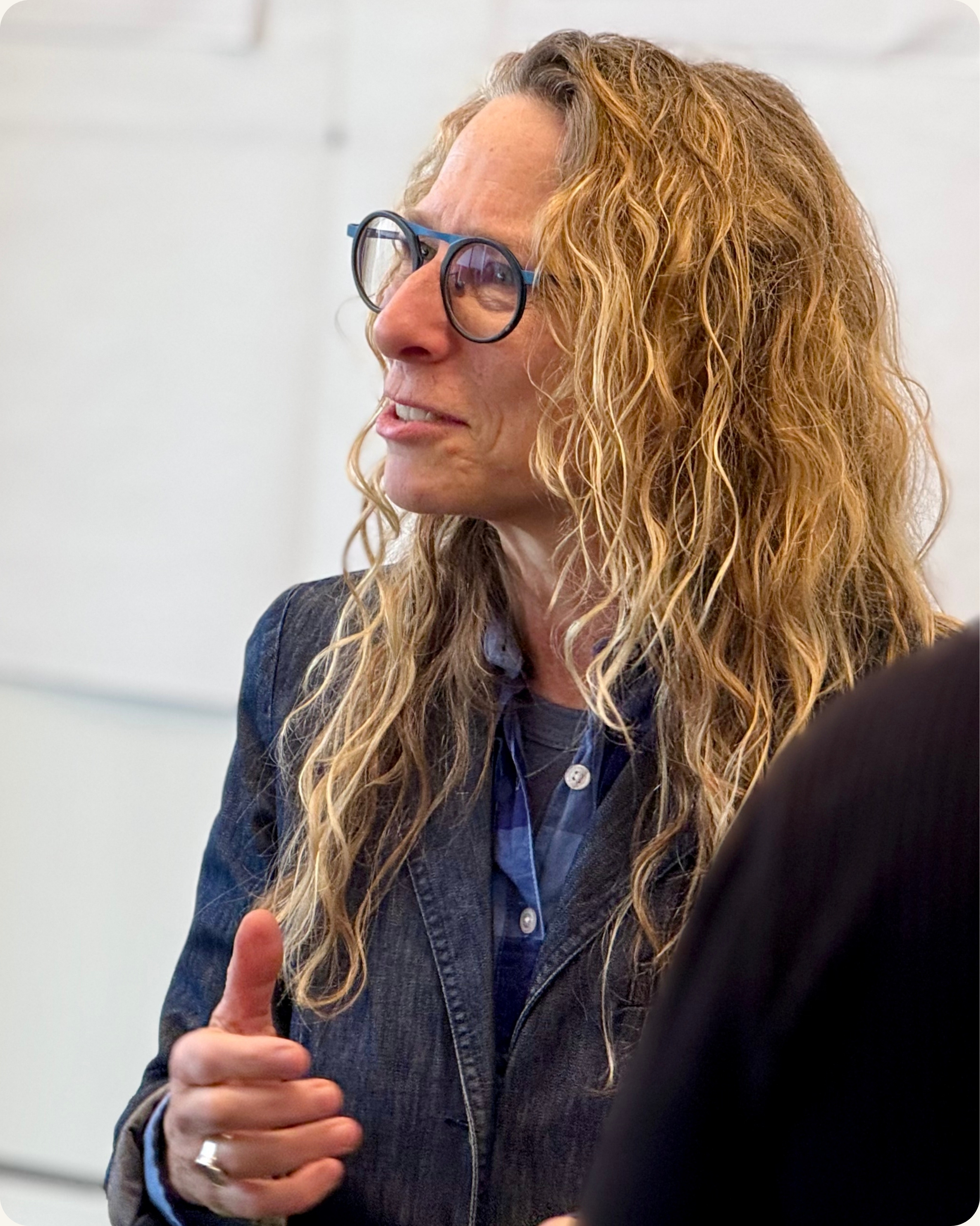 Senior leader speaking confidently during an executive presence workshop session — CoachVikram & Company Portland Oregon