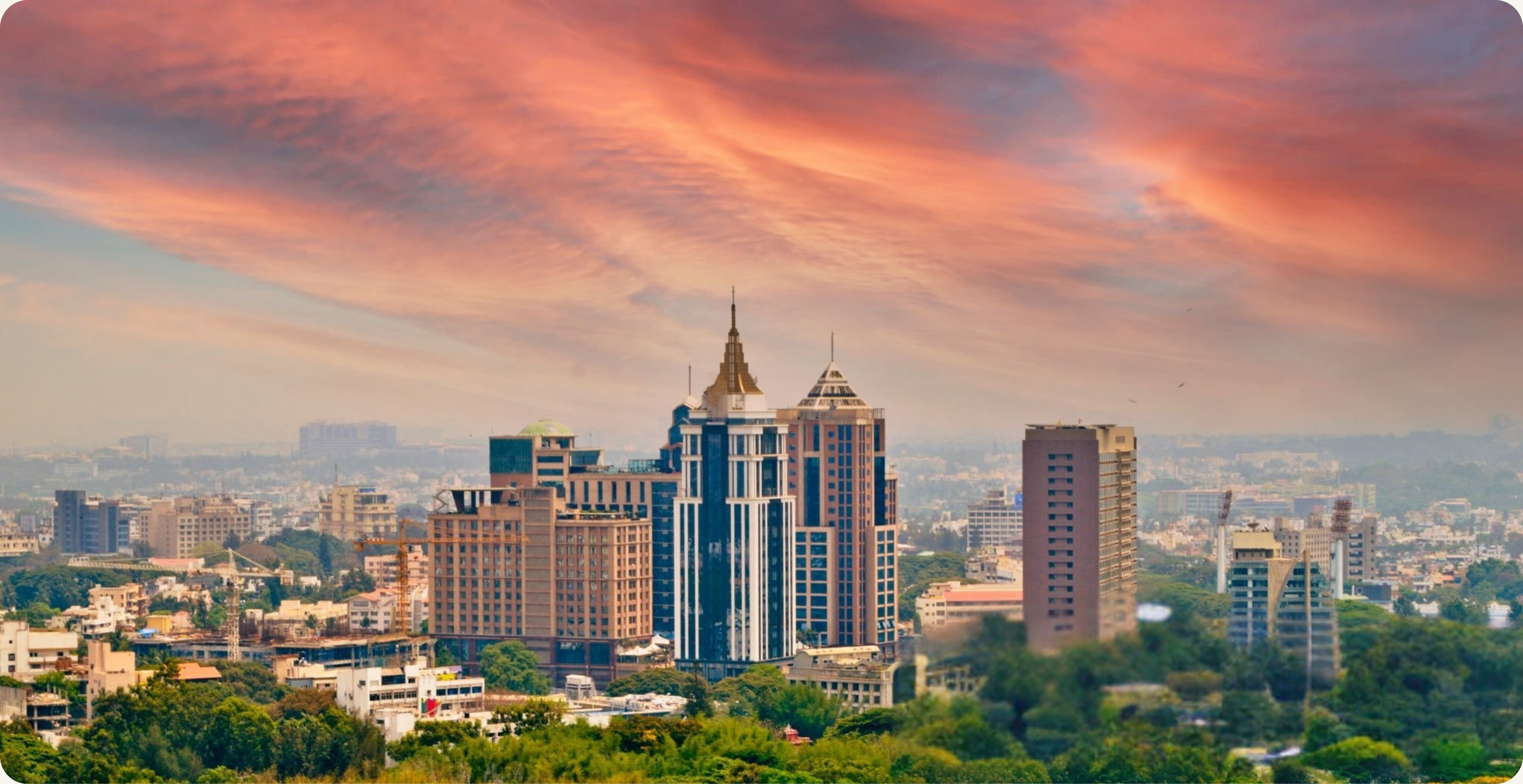 Bengaluru India cityscape — executive presence training and coaching for senior leaders by CoachVikram & Company