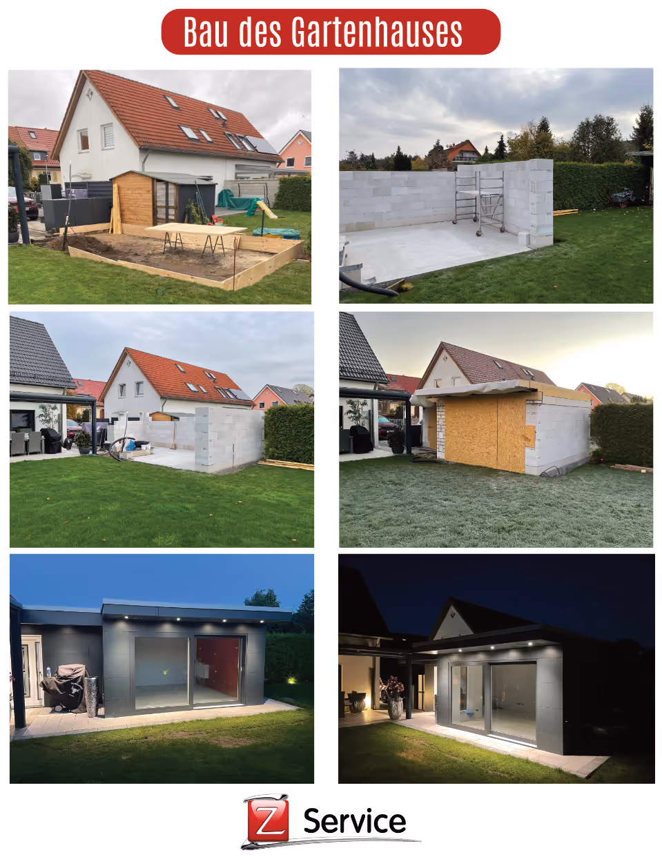 Bau eines Gartenhauses in Berlin - Referenz 