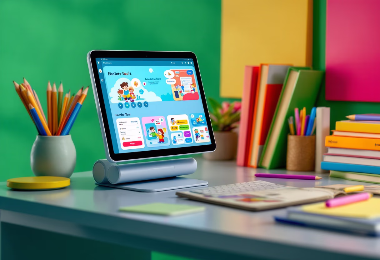 interactive educational tool in a classroom