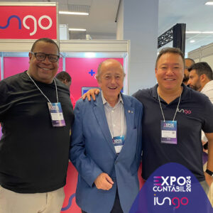 O stand da telefonia em nuvem da IUNGO presente na Expo Contábil, organizada pela Contábil Store.