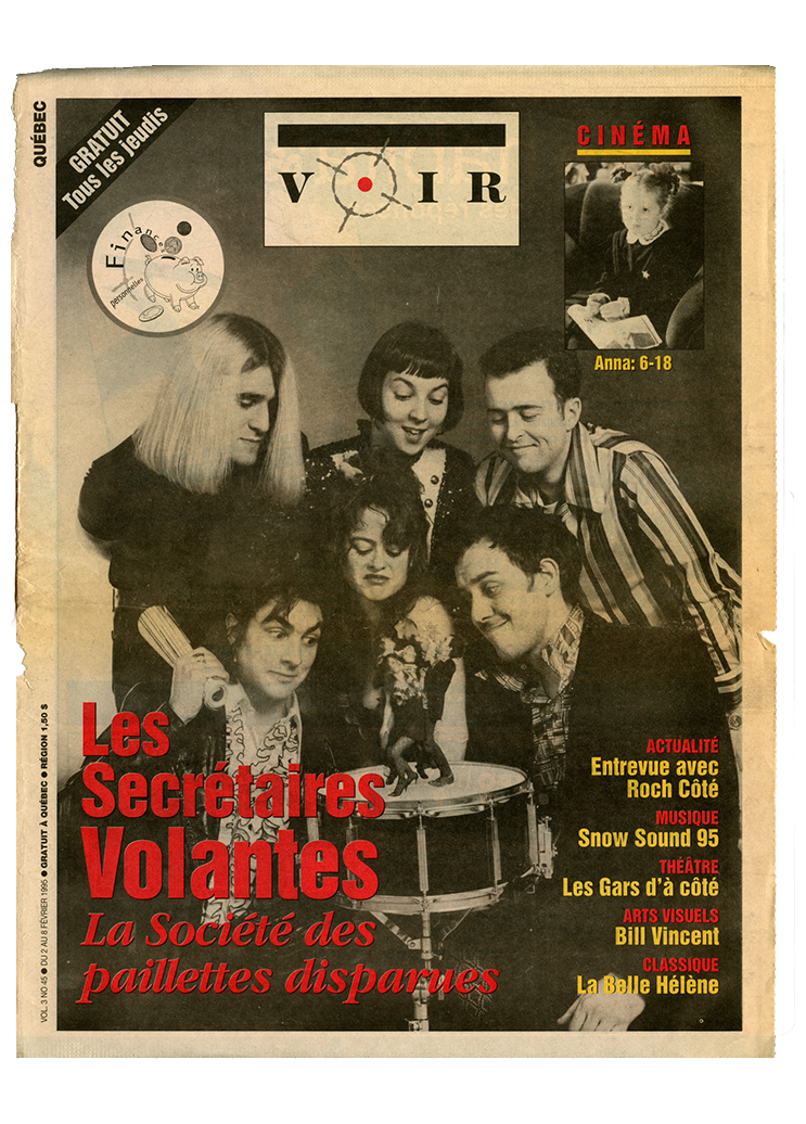 Les Secrétaires Volantes Cover Voir Québec