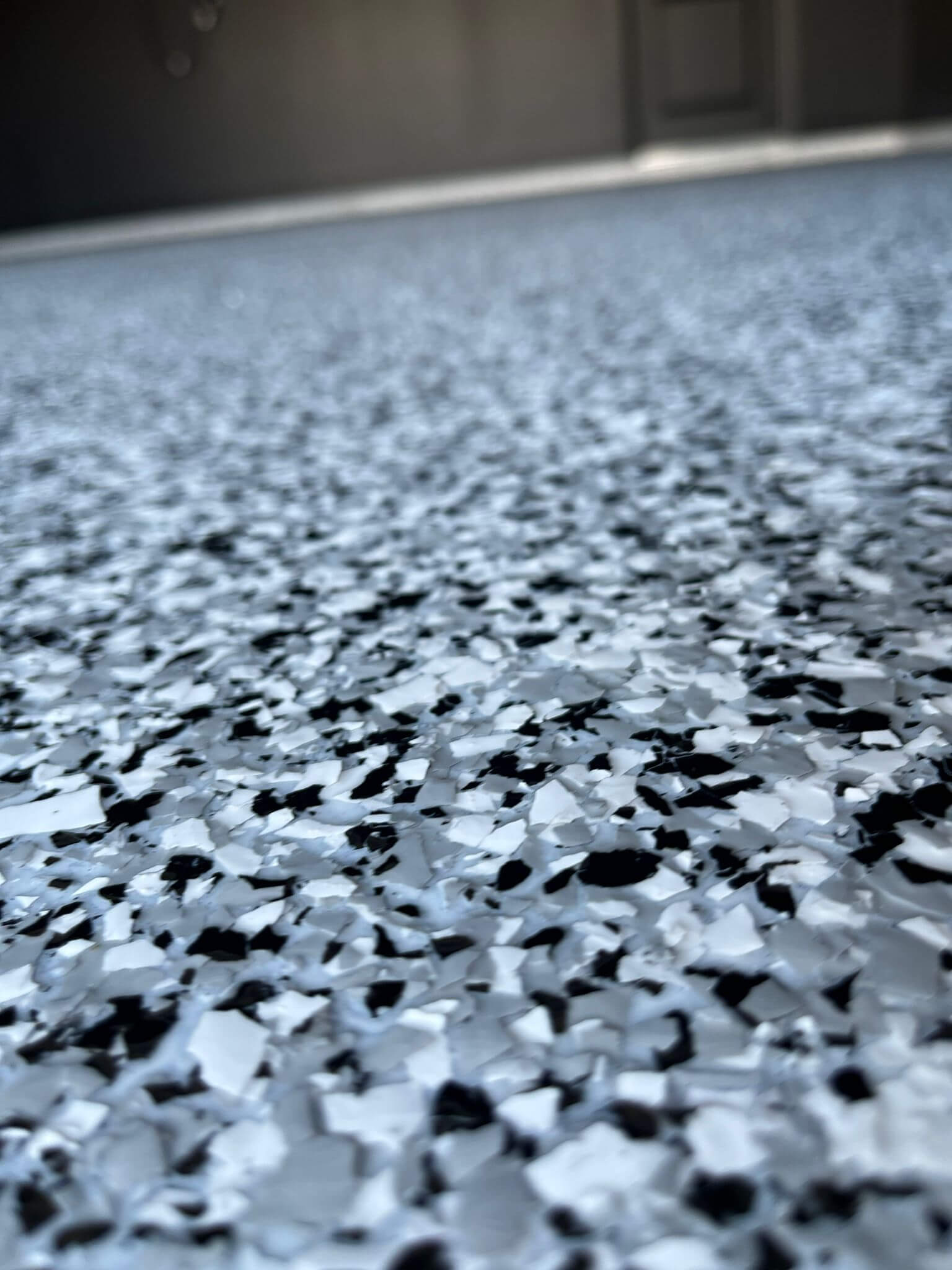 Stain resistant garage flooring