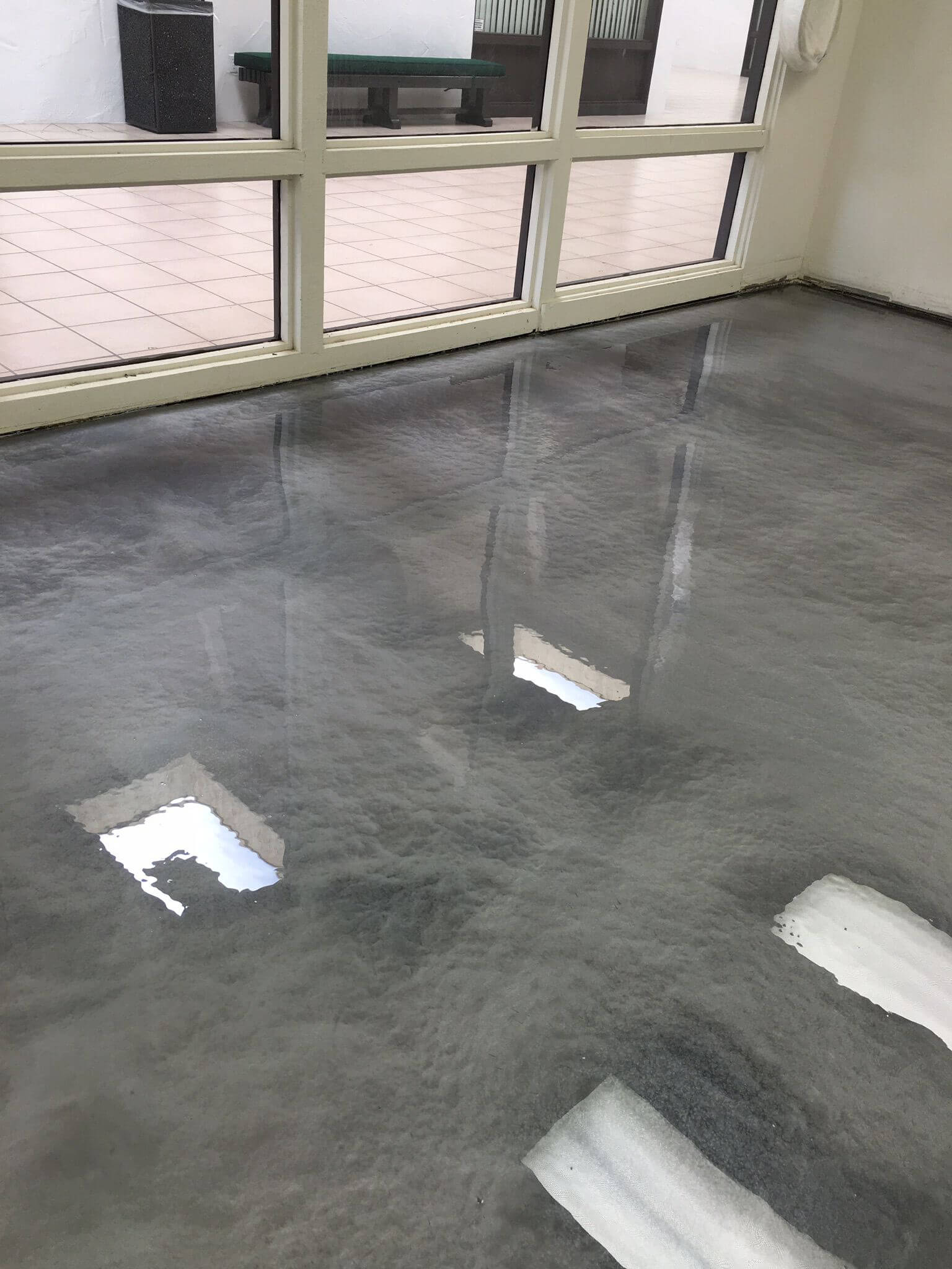 Metallic epoxy flooring Las Vegas