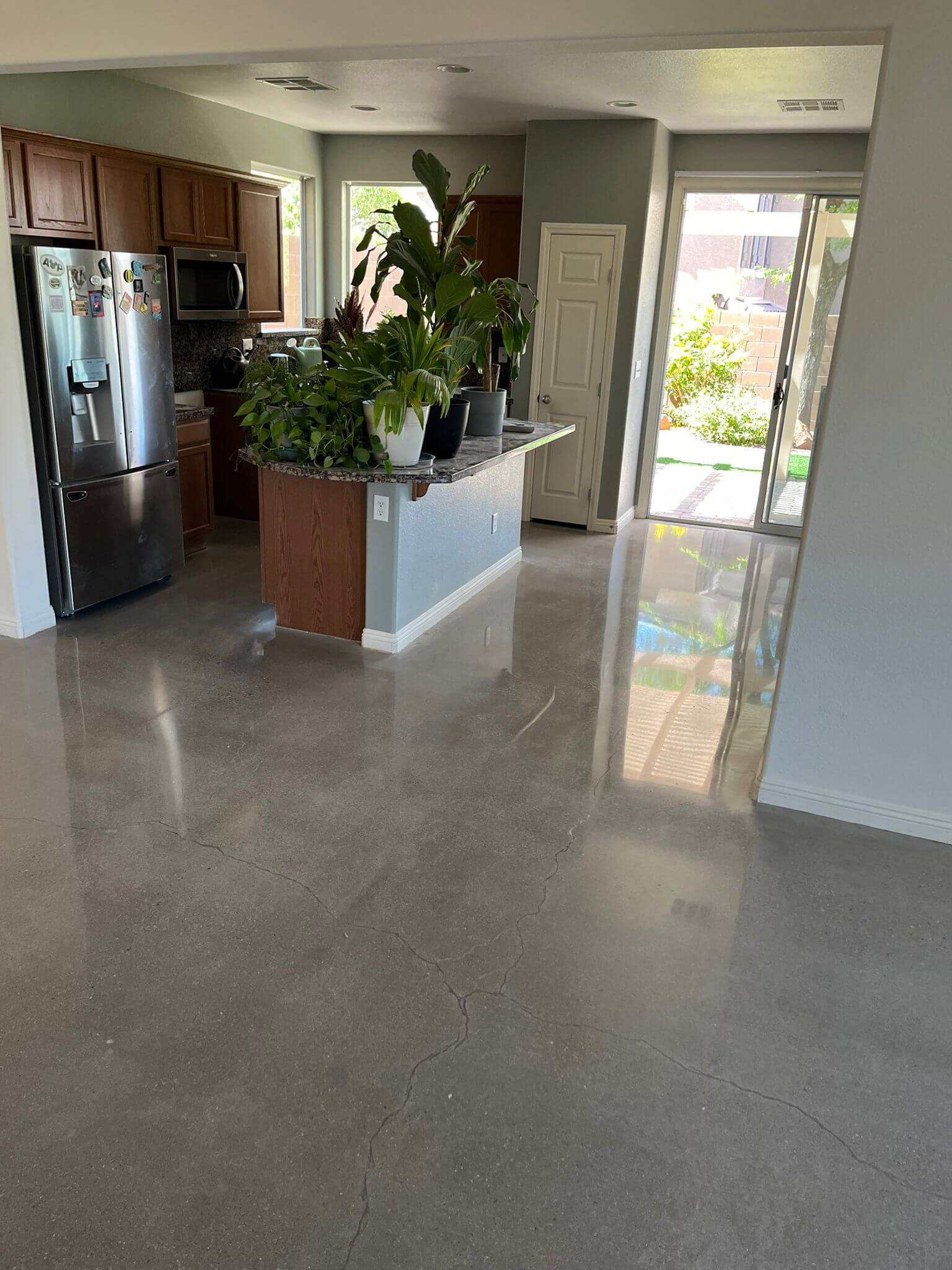 Polished concrete floors Las Vegas