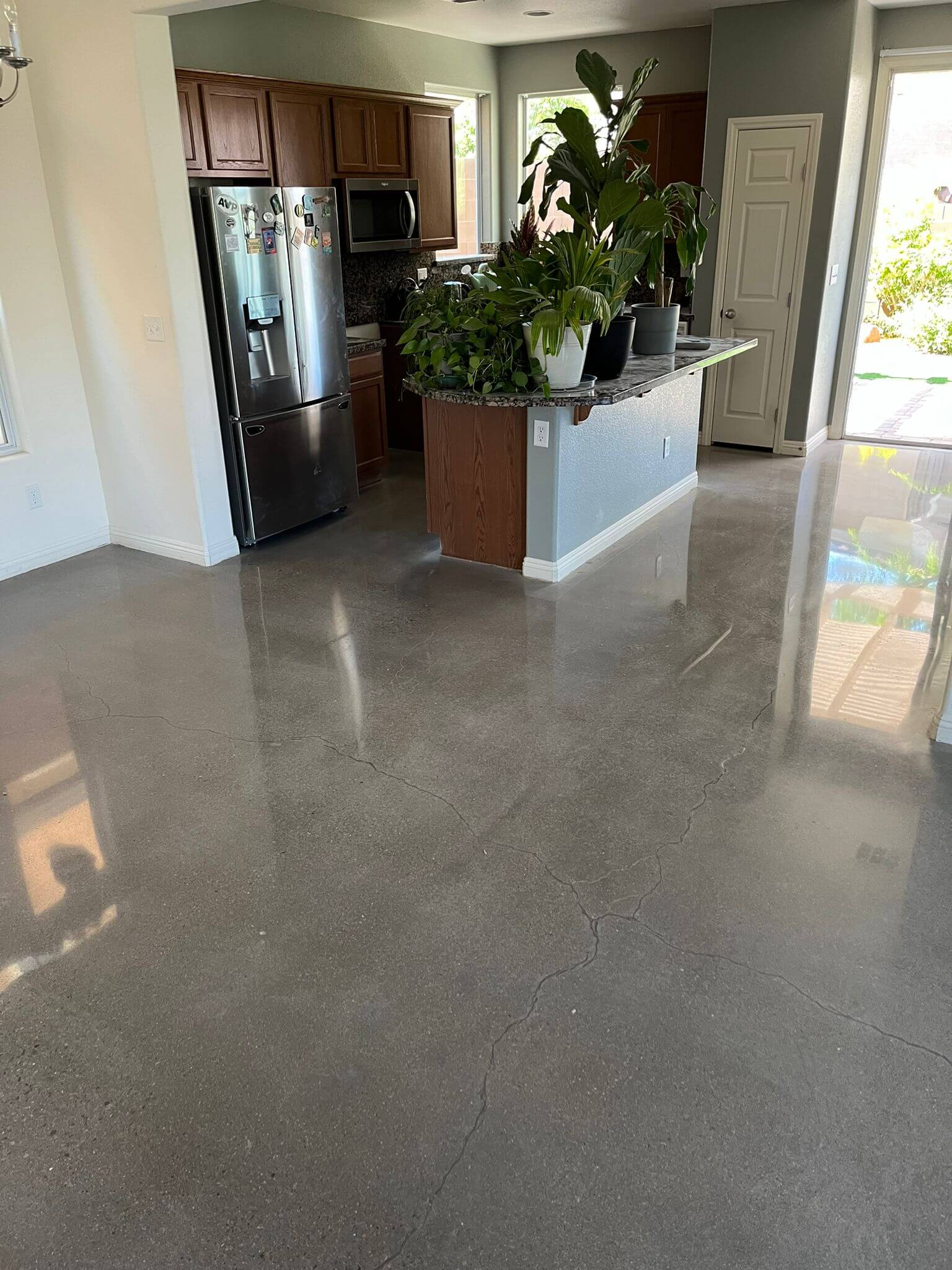 Polished concrete