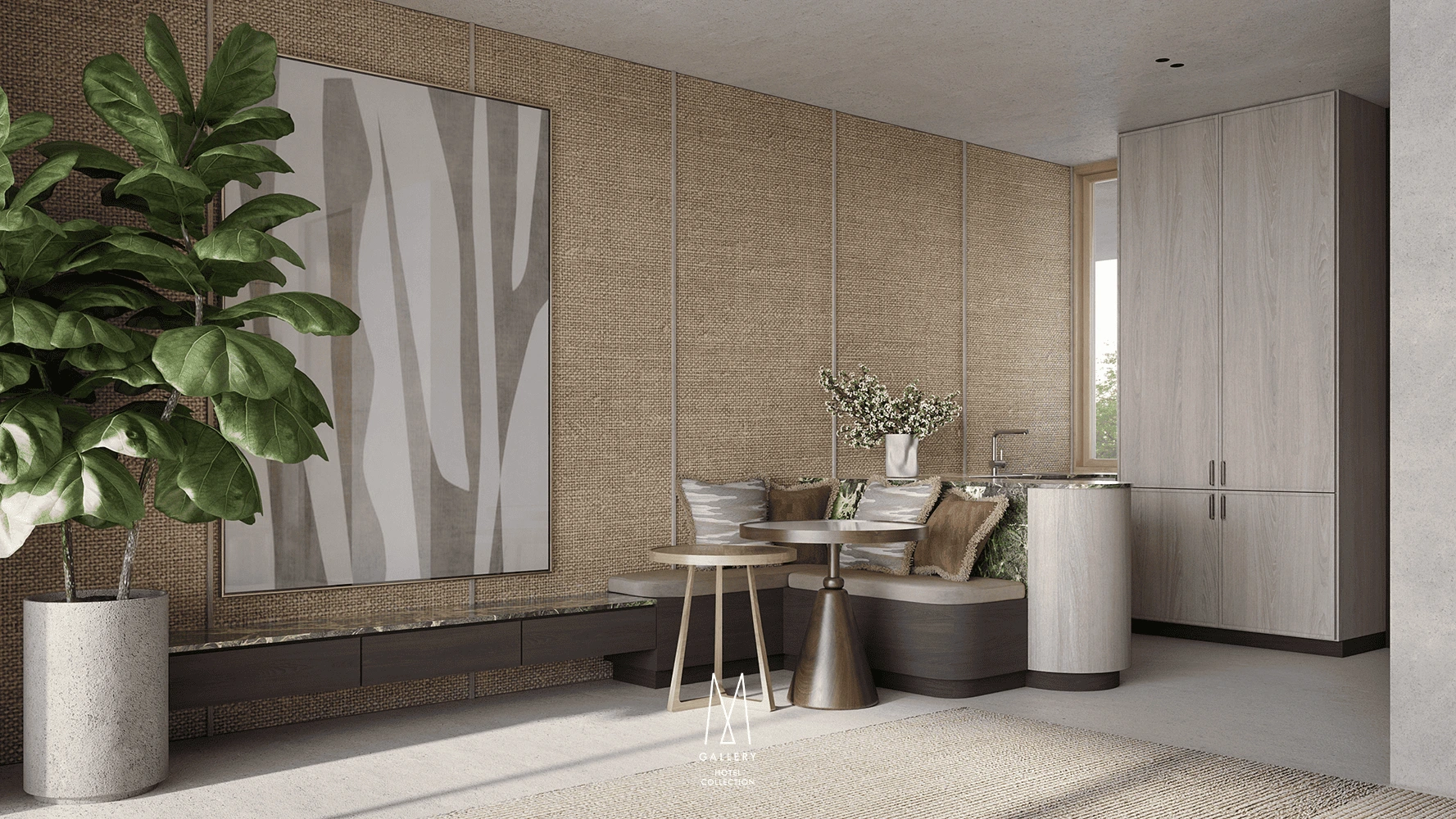 Sala de estar Vila Magna. Apartamento T1.