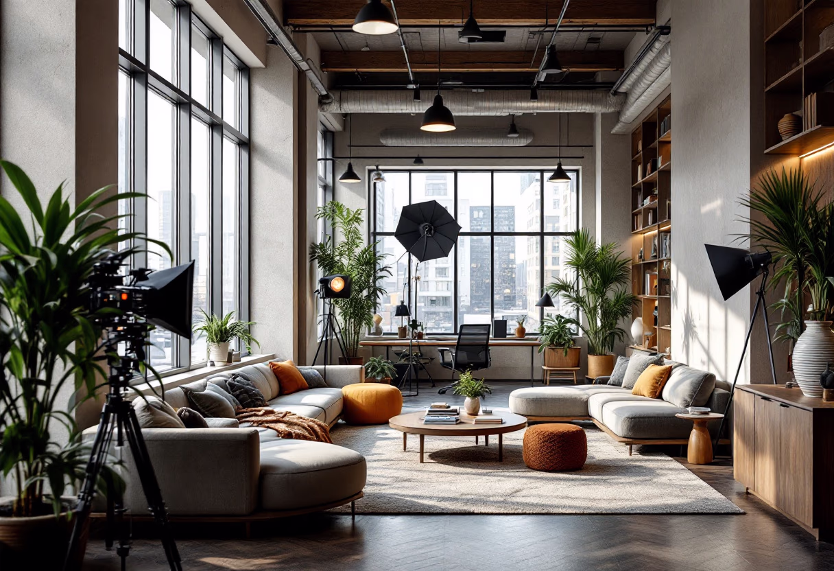 image of a city office building for a film production company