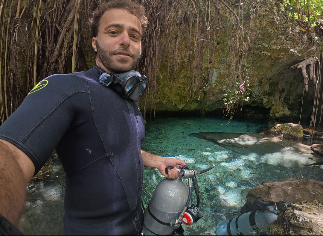 Austin cave diving