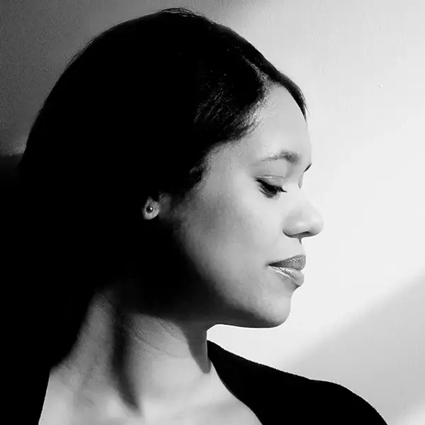 Composer Hannah Kendall, one of the world’s leading composers, pictured with her quote on JAM’s vital role in her artistic development.