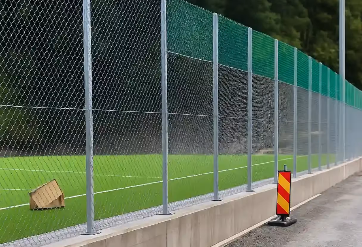 Idrettsgjerde ved sportsanlegg