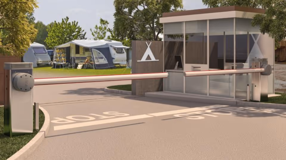 Veibom ved campingplass