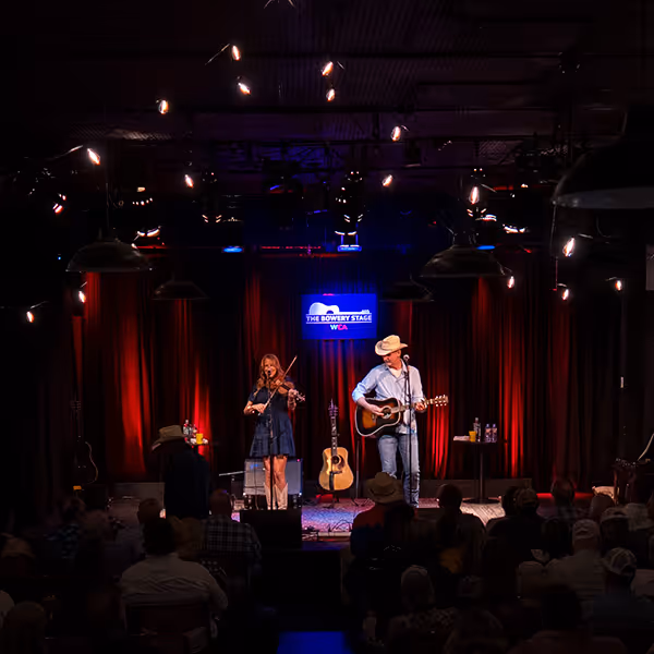 On Stage at the Bowery