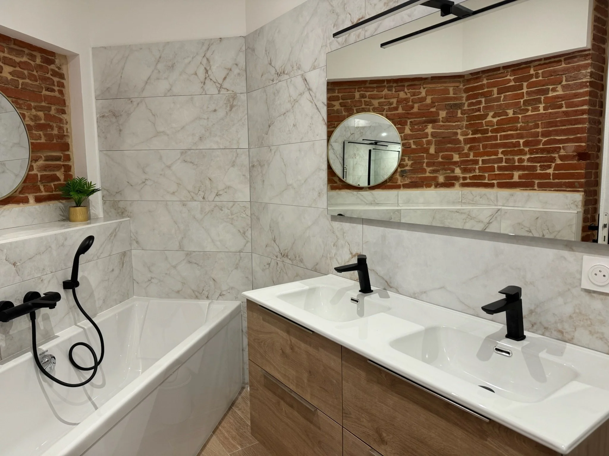 Projet de rénovation de salle de bain Fer Rénovation, Toulouse et alentours