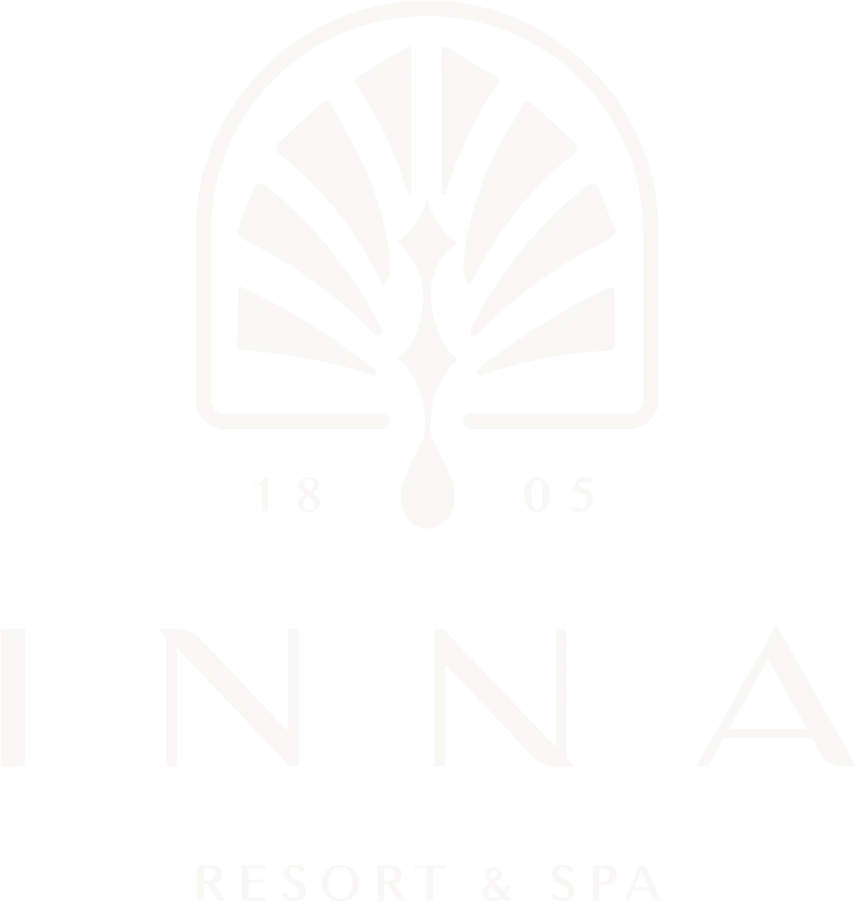 INNA Resort & Spa logo with a stylized tree design and the numbers 18 and 03.