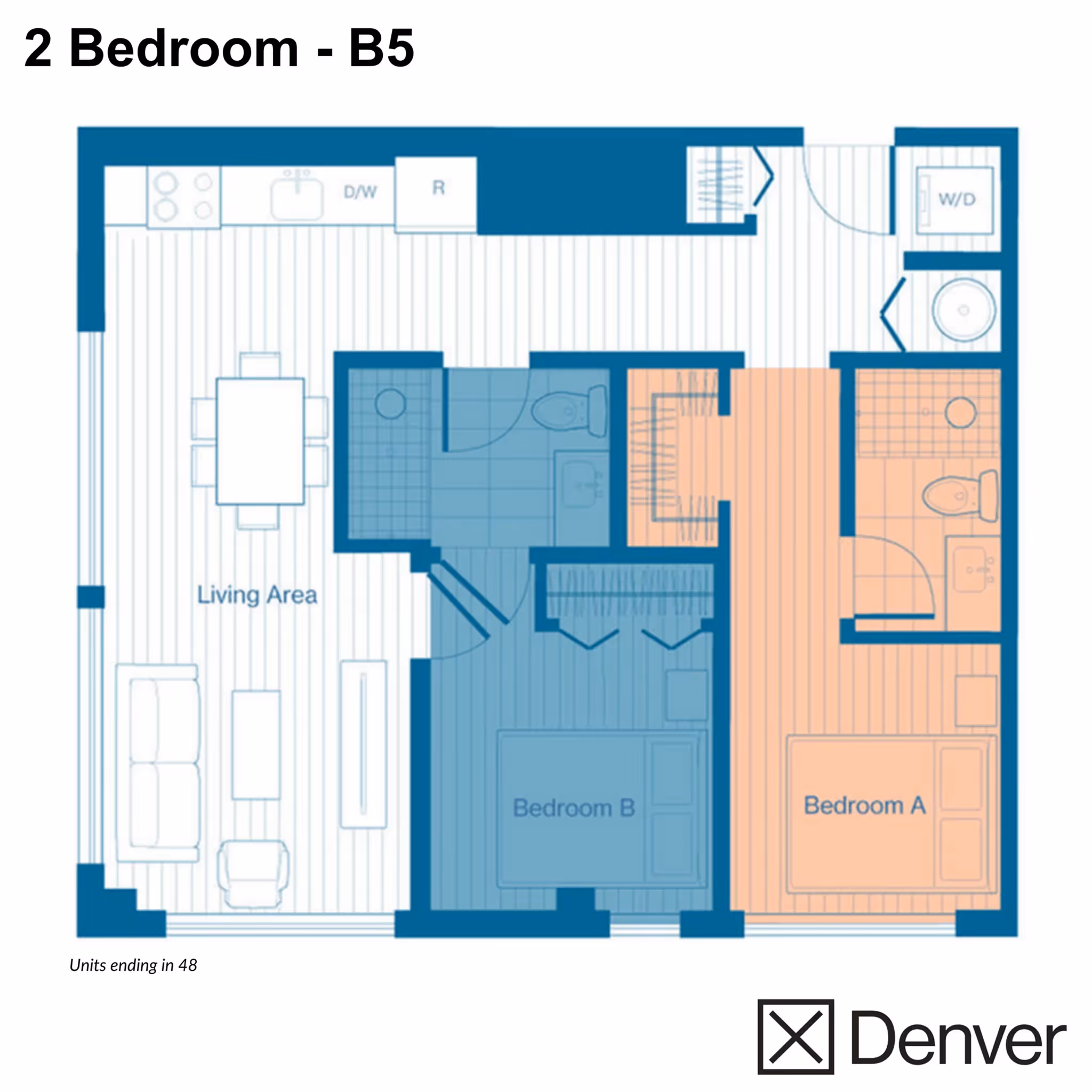 2 Bedroom Layout - B5