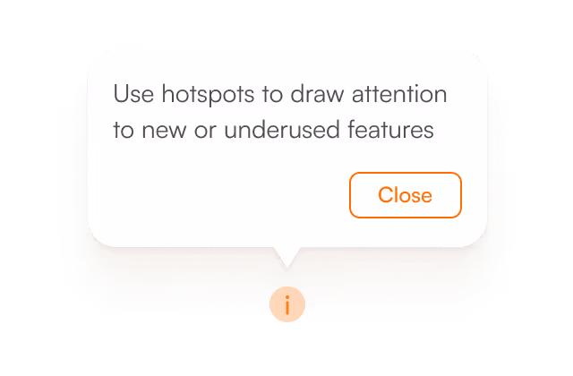 In app hint