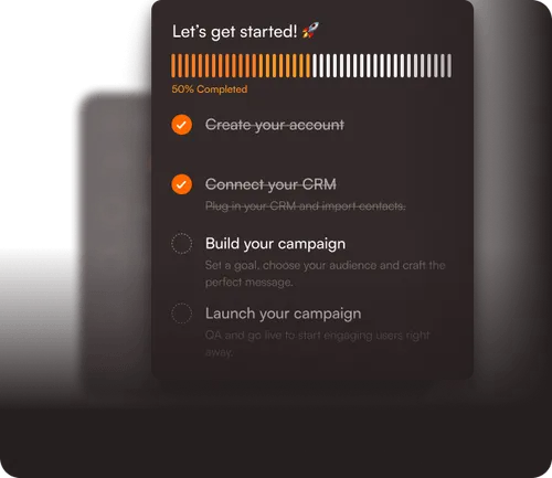User onboarding checklist