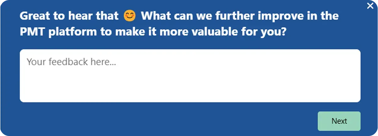 Follow-up question for promoters