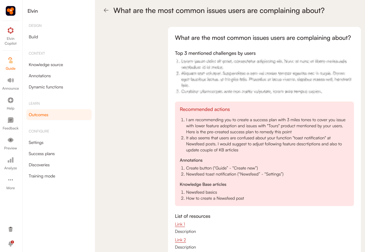 Product Fruits Elvin AI Outcomes