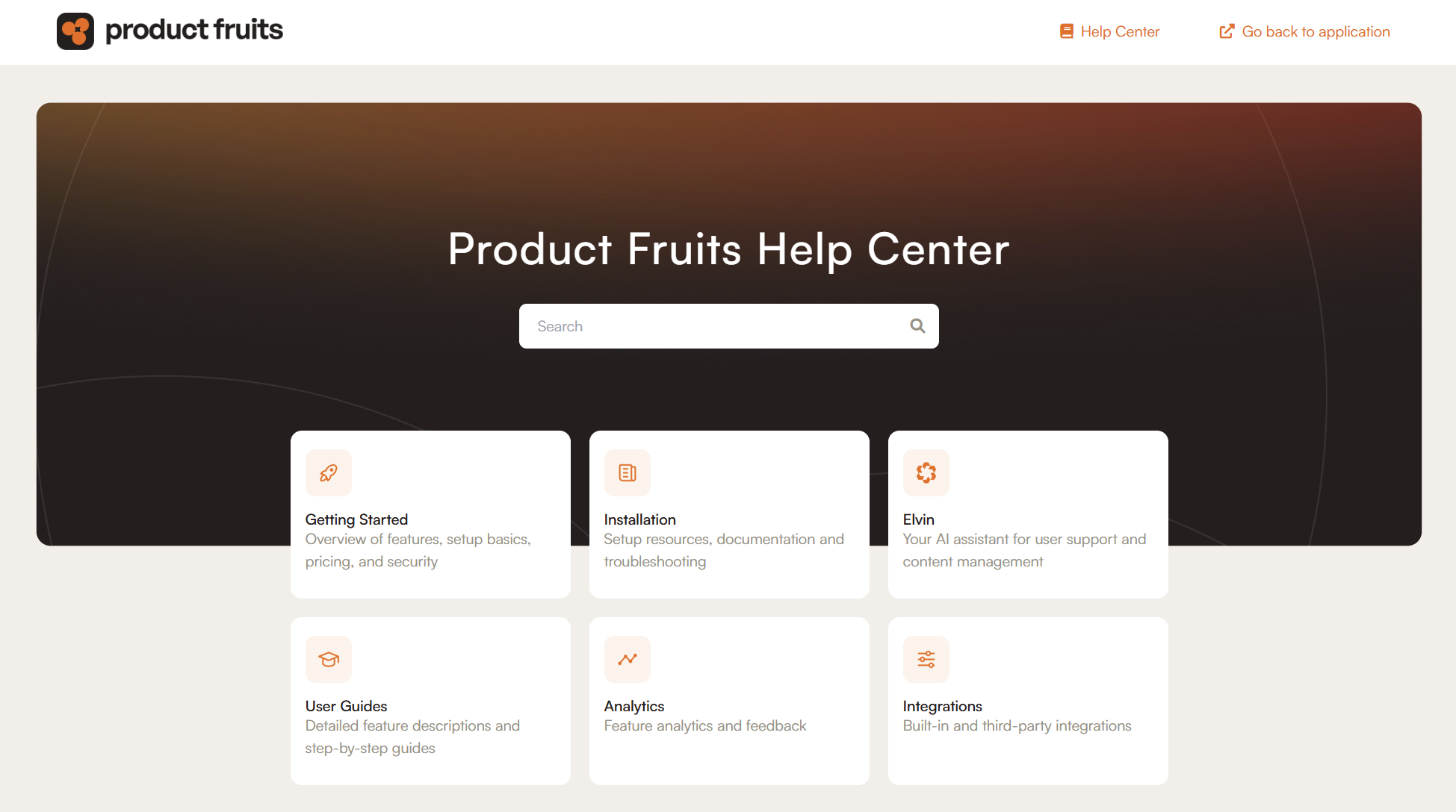 Product Fruits Knowledge base