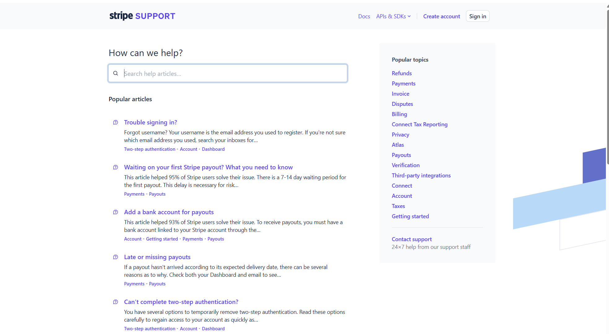 Stripe Knowledge Base