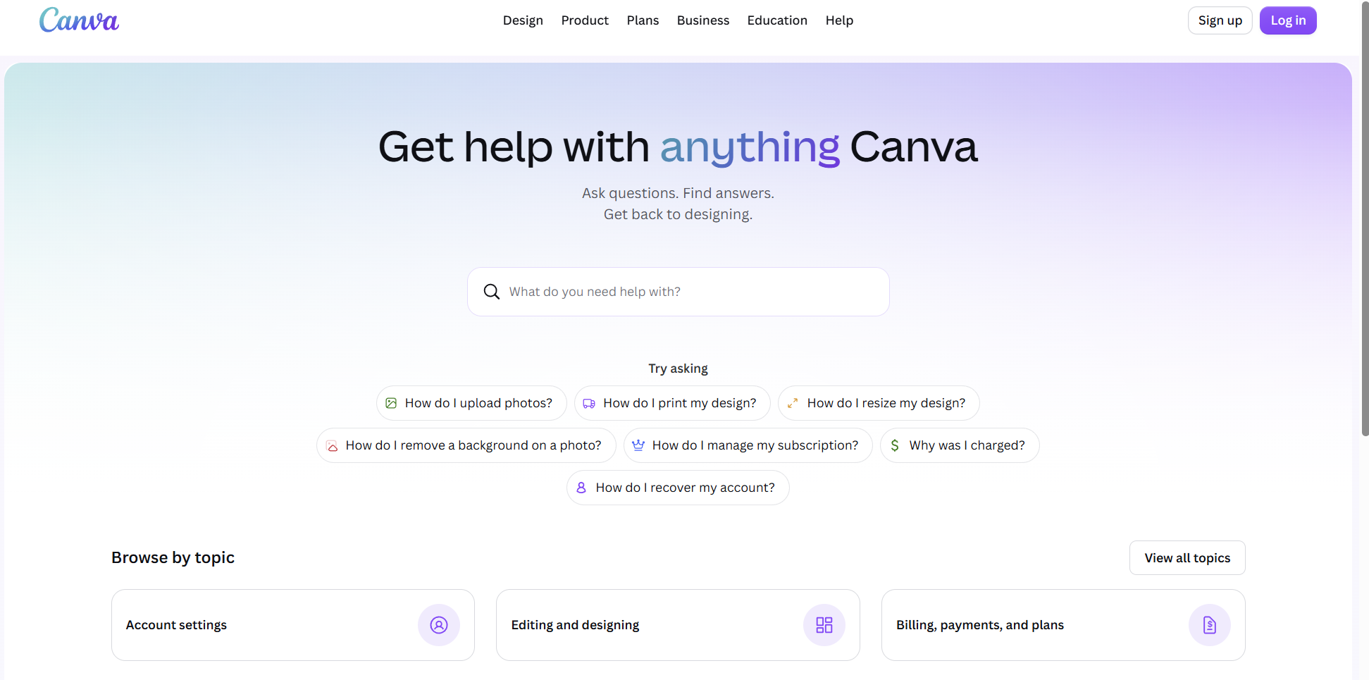 Canva Knowledge Base