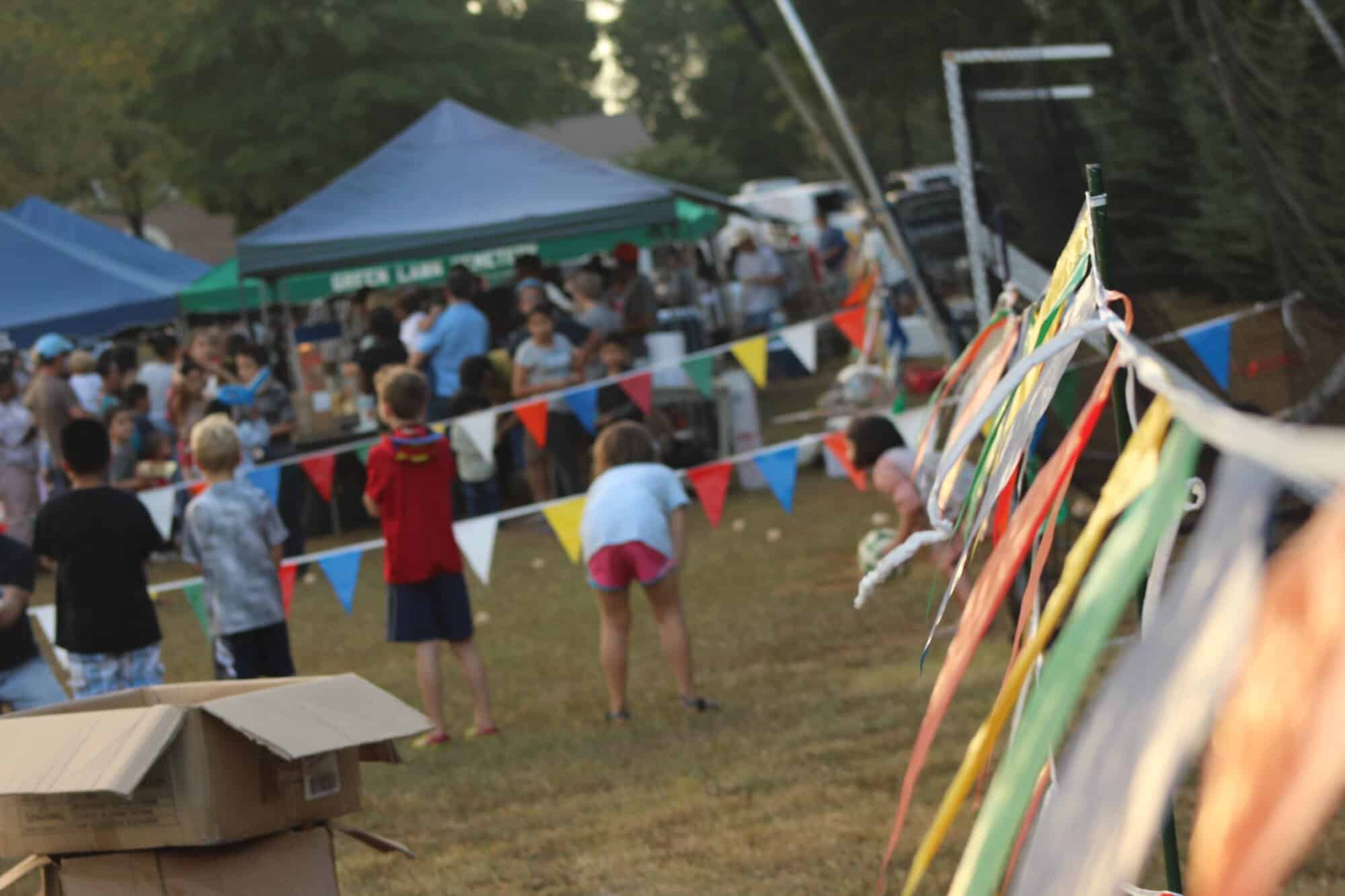 kids enjoying carnival games