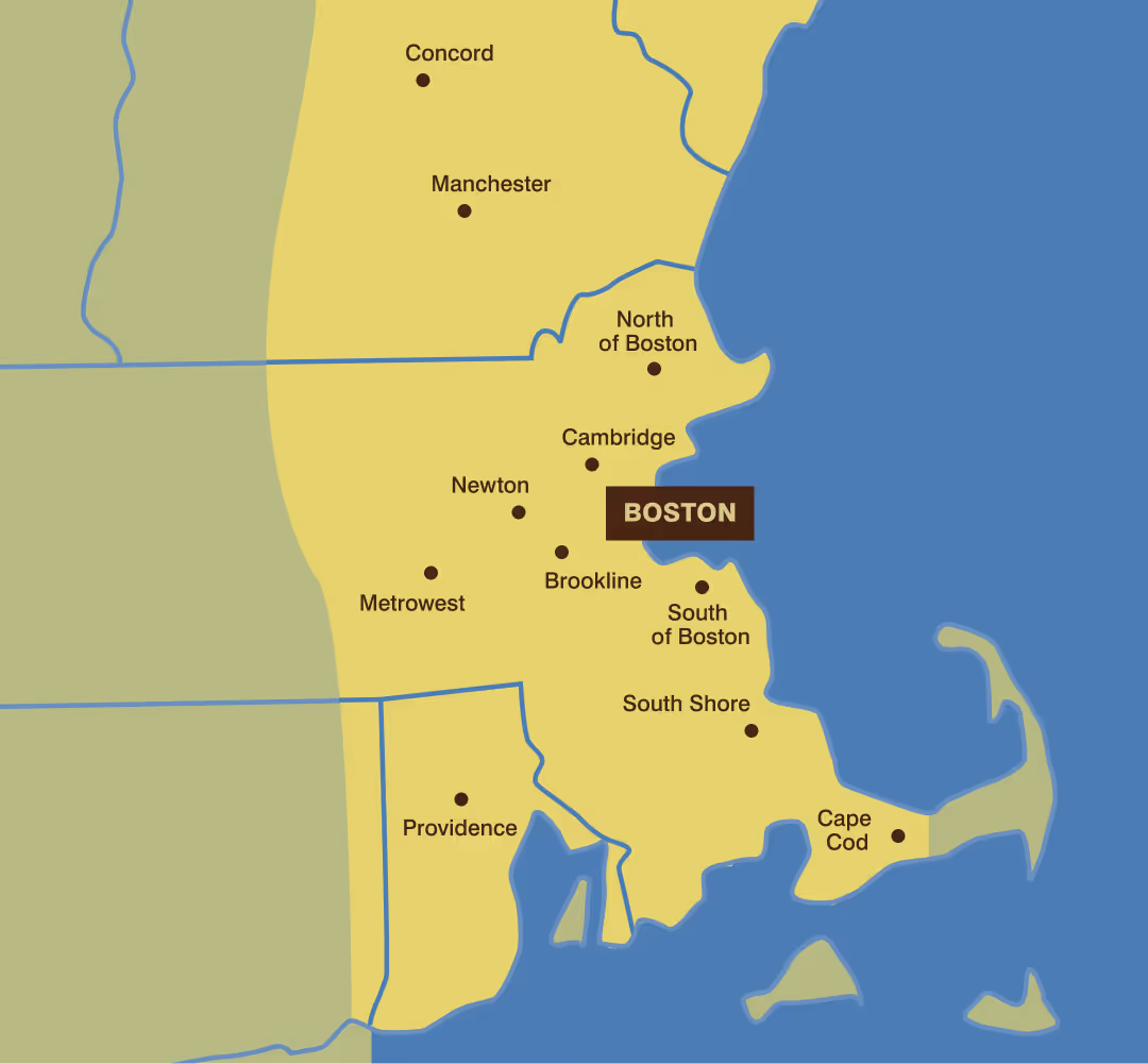 Boston map