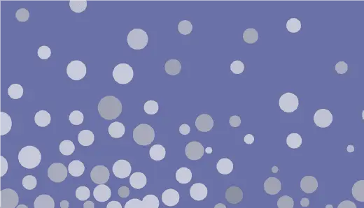Abstract pattern of variously sized light gray circles scattered across a muted purple background.