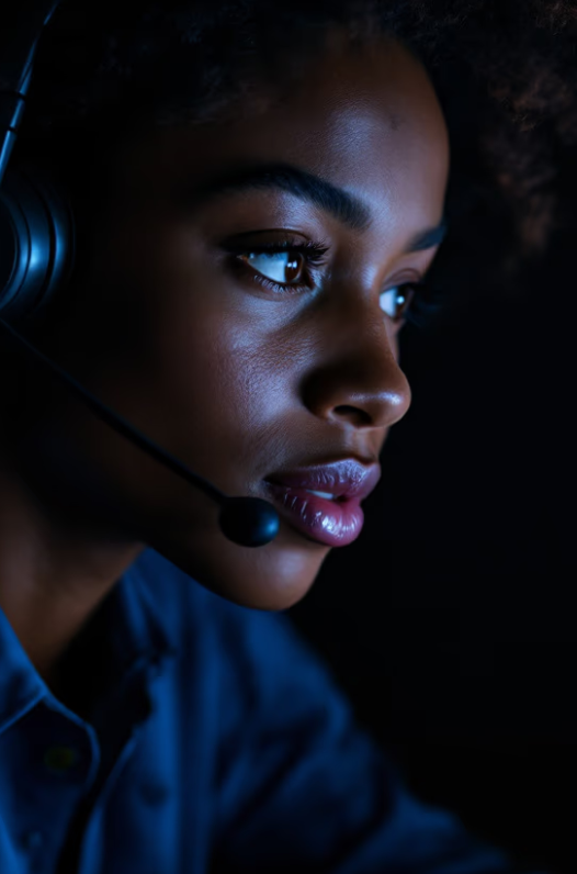 [background image] image of dispatch center (for a courier & delivery service)