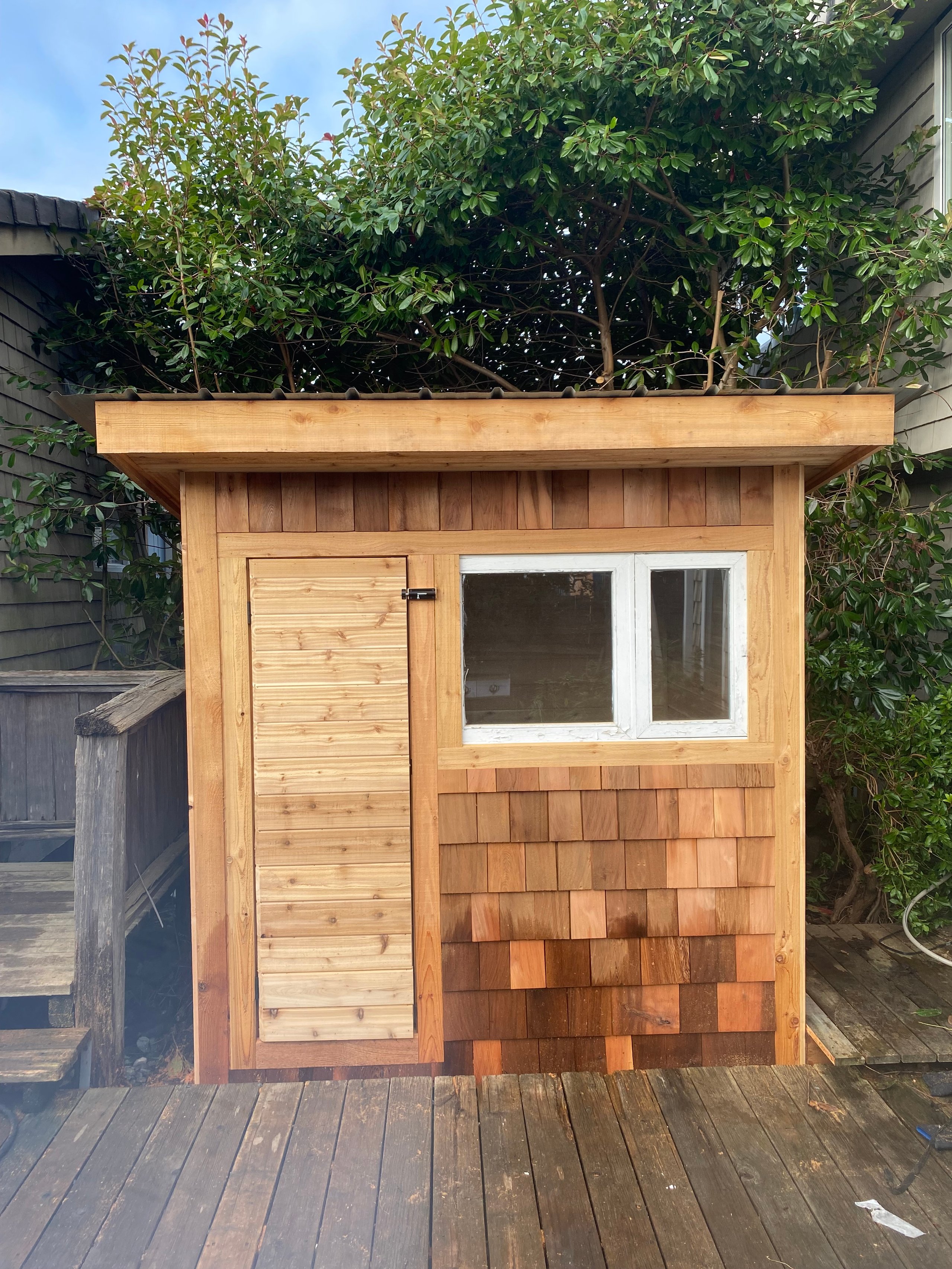 custom cedar wood sauna