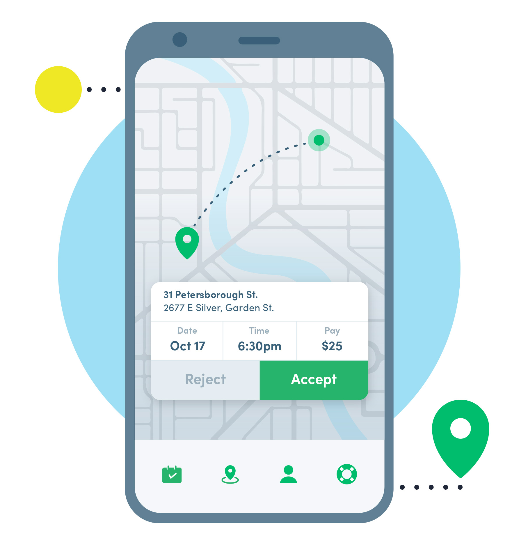 Showdigs Property Management Software Mapping Interface
