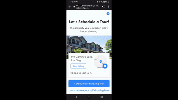 showdigs self-guided tours with facial recognition technology to protect against scams